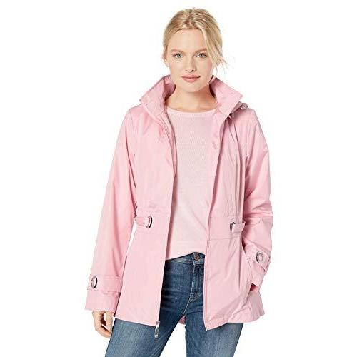 Details Women's Zip Front Hooded Jacket, Mallorca Pink, S並行輸入品　送料無料