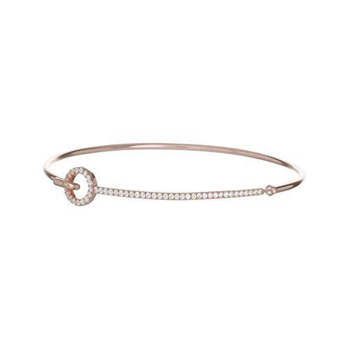 素晴らしい品質 14k Jewelry Element Rose w Bracelet Bangle Hook Circle Silver 925 over Gold イヤリング
