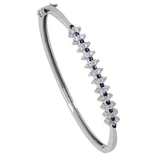 速くおよび自由な White 24 w/ Plated Rhodium Bangle-Bracelet, 1/2" 7 Silver Sterling & Blu 13 イヤリング 速くおよび自由な White 24 w/ Plated Rhodium Bangle-Bracelet, 1/2" 7 Silver Sterling & Blu 13 イヤリング