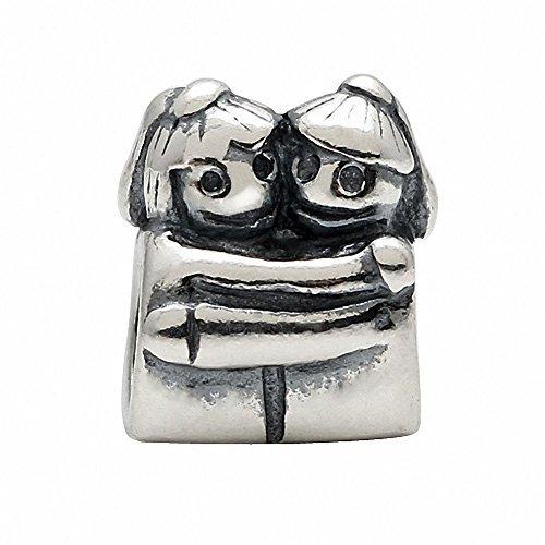 日本全国送料無料 Amoro Sterling Silver Couple Hugging Charm並行輸入品 送料無料 100 の保証 Rs2 Co Uk