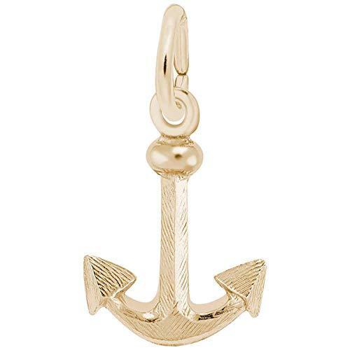 Rembrandt Charms Anchor Charm, Gold Plated Silver並行輸入品　送料無料