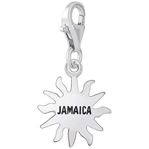 Rembrandt Jamaica Sun Small Charm with Lobster Clasp, 14K White Gold並行輸入品　送
