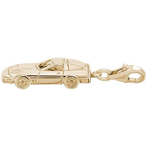 Rembrandt Charms Car Charm with Lobster Clasp， 10K Yellow Gold並行輸入品　送料無料