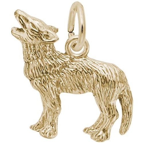 Rembrandt Charms Yellow Gold Wolf Charm並行輸入品　送料無料
