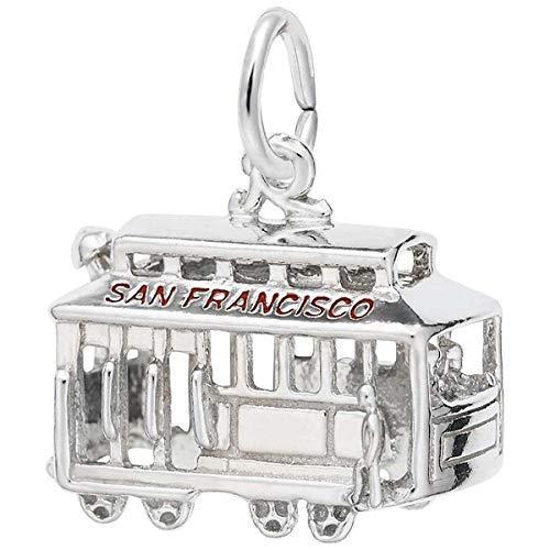 Rembrandt Charms Cable Car Charm, 14K White Gold並行輸入品　送料無料