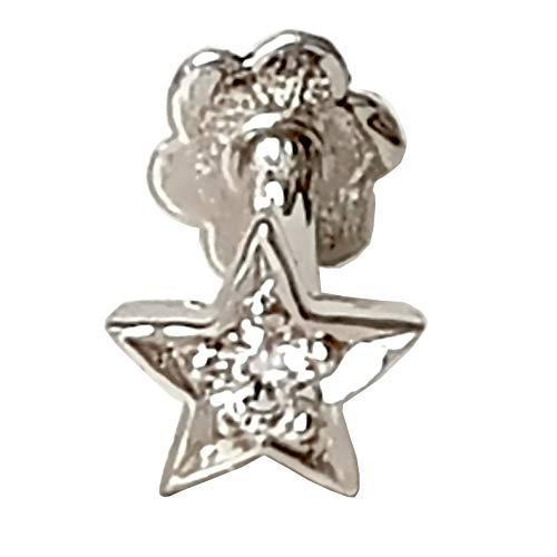 Diwani 14k Gold GII Certified Natural VS Diamond 5 Point Star Shape Engagem
