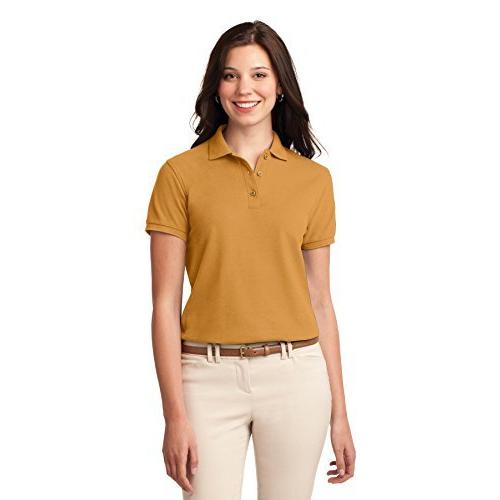 XtraFly Apparel Women's Silk Touch Polo Shirt L500 Gold並行輸入品　送料無料