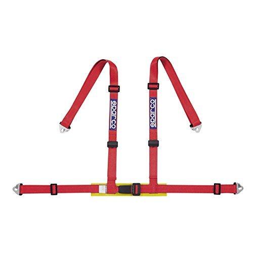 Sparco Tuning 4-Point Snap-In Harness 04604BM1RS (Color: Red)並行輸入品　送料無料