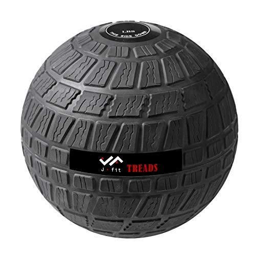 JFIT TREADS Dead Weight Slam Ball with Easy-Grip Textured Surface， 15 LB並行輸