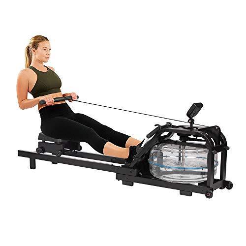 Vilobos Water Rower Rowing Machine for Home Use Exercise Equipment with Wat