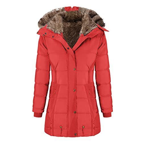 から厳選した Parka Windproof Winter Coat,Women Womens Coats, Line Fleece Thick Size Plus キルティングコート