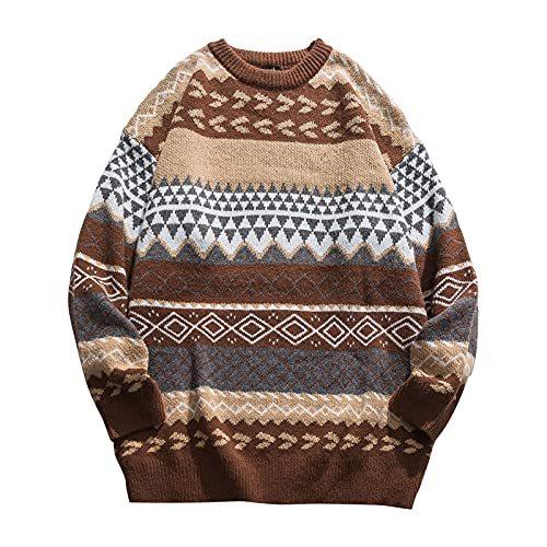 Sweaters for Women Winter Fall Vintage Sweater Oversize Pullover Knitted Lo