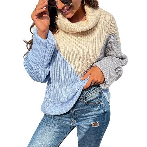 新品本物 Opocos Pullo Oversized Sleeves Long Sweater Knit Chunky Block Color Women's 長袖