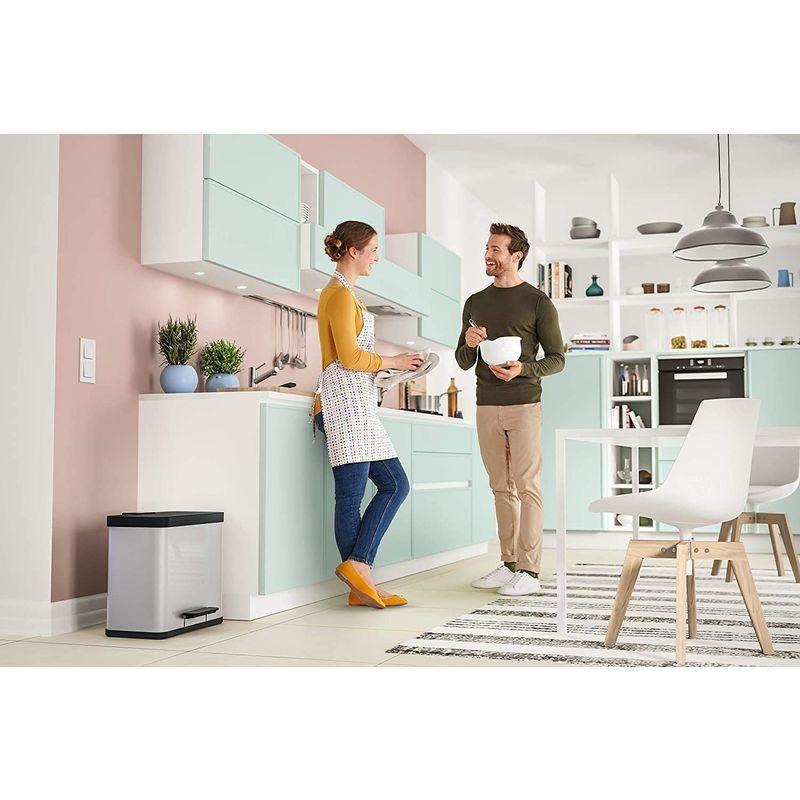 Hailo (ハイロ) ペダル式ゴミ箱 ホワイト 27(9L×3) エコトリオ 60102 ハイロ ペダル式ゴミ箱 ホワイト 9L×3 エコトリオ