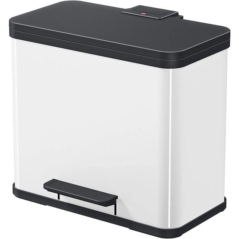 Hailo (ハイロ) ペダル式ゴミ箱 ホワイト 27(9L×3) エコトリオ 60102 ハイロ ペダル式ゴミ箱 ホワイト 9L×3 エコトリオ