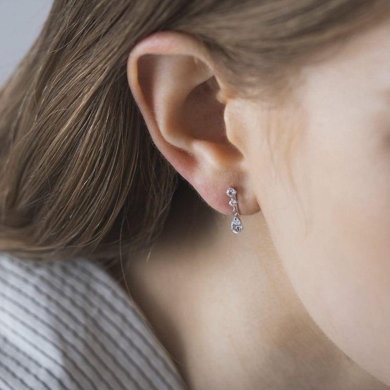 【超激レア】 4℃(ヨンドシー) K10ホワイトゴールド(WG) イヤリング 111746153213 【O2190825918】(14190円)