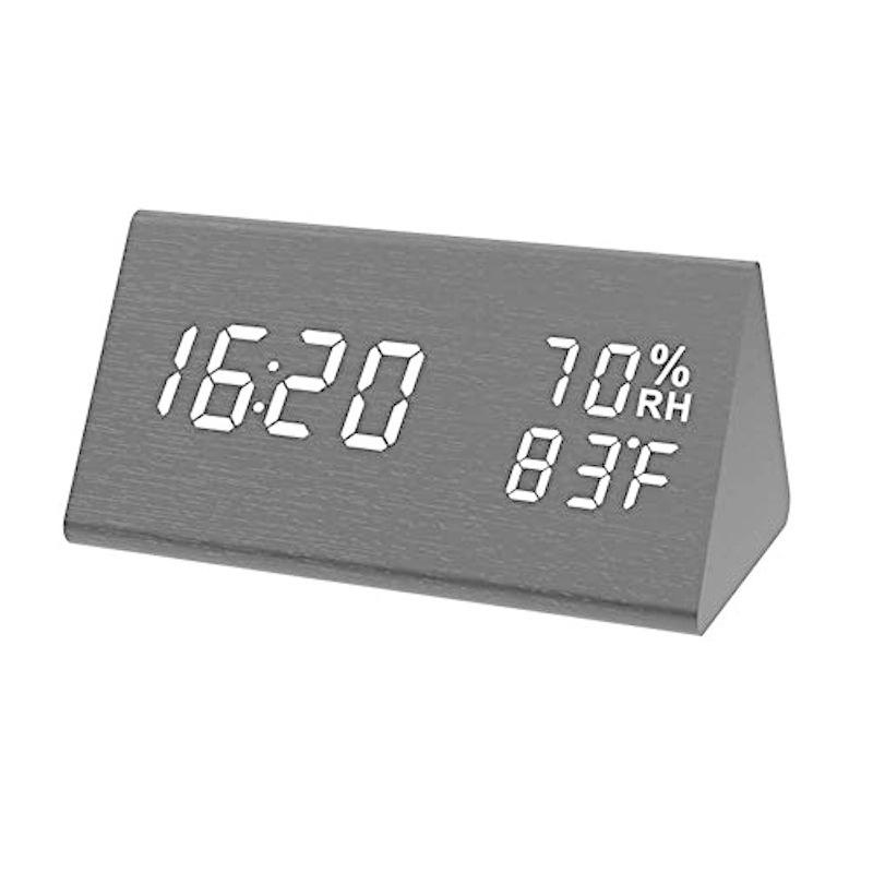 目覚まし時計 置時計 クロック デジタル時計 アラーム時計 時計 木目調 おしゃれ 木製 温度 日付 シンプル インテリア リビング 新築祝 Yt22 通販 Yahoo ショッピング