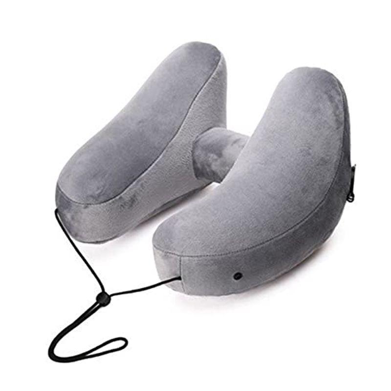 喜ばれる誕生日プレゼント 快適グッズ 旅行小物 Mokun ネックピロー 携帯枕 空気枕 昼寝まくら H型 収納ポーチ付き 洗えるカバー トラベル 出張 旅行用 携帯用 飛行機 高速バス Www Threeriversofs Com