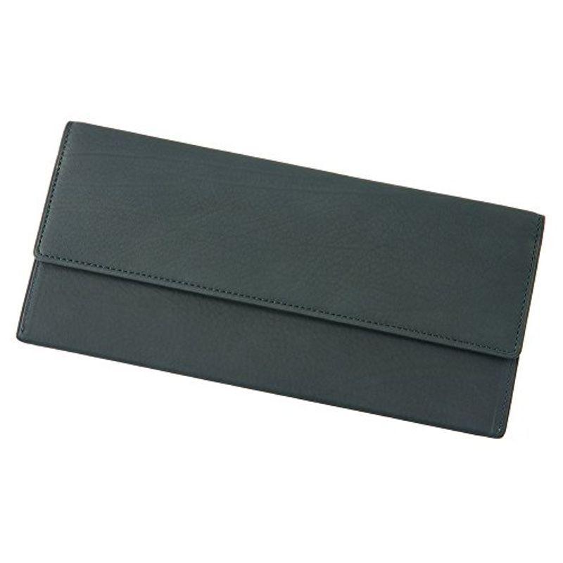 キプリス長財布(マチなし束入)レーニアカーフ 1107(ネイビー) ▽▽CYPLIS キプリス メンズ 長財布 小銭入れなし レーニアカーフ 風琴