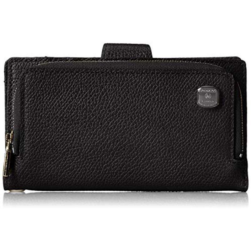 アッソブ 長財布 財布 ロングウォレット スマホケース MOBILE MULTI WALLET L サイズ BLACK
