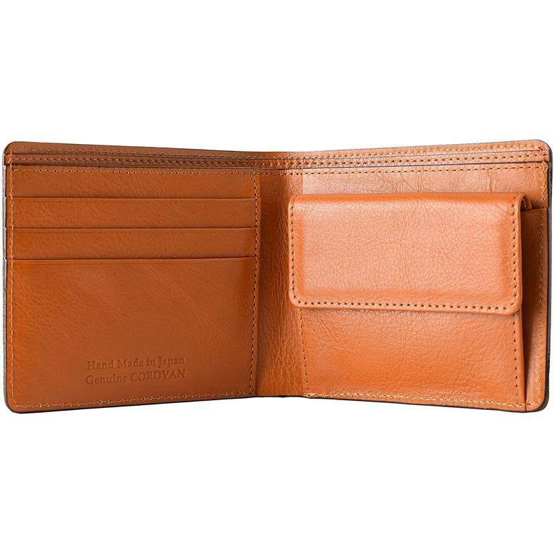 (リベロ)LIBERO 二つ折り財布 メンズ コードバン 日本製 札入れ 小銭入れ付き LY-1001 (ブラウン) リベロ LIBERO 二つ折り財布 メンズ コードバン 日本製 札入れ 小銭入れ付き LY ブラウン 　