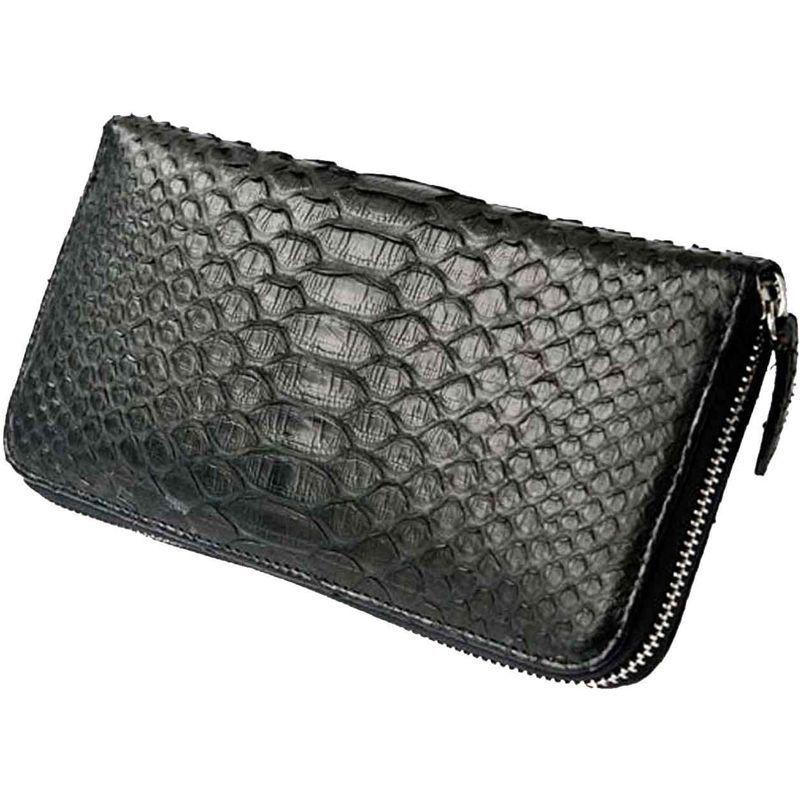 GODANE (ゴダン) ダイヤモンドパイソンラウンドファスナー長財布sppw8005cl/BK ブラック/ 黒 ゴダン ダイヤモンドパイソンラウンドファスナー長財布sppw8005cl/BK ブラック/ 黒