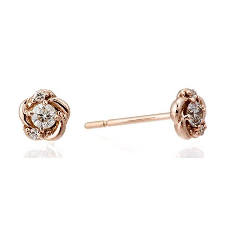 AJC コレクション AJC Collection ダイヤモンドK18ピンクゴールドピアス 0212-1337-0018-0000