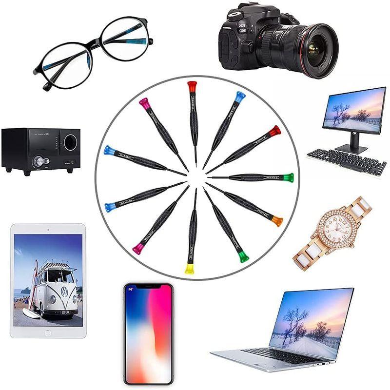 人気商品ランキング 眼鏡修理 小型ドライバー ドライバーセット 11個入り 電話 滑り止めハンドル付き 精密修理ツール Pc修理用 ジュエリーコンピュータ 時計 ドライバーセット Www We Job Com