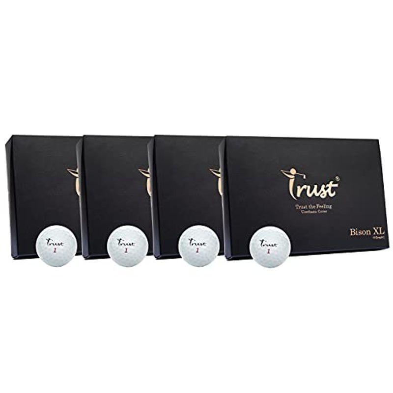 TrustトラストゴルフボールBison-XLウレタンカバー 3ピースリアクティブコア(ツアー系) ヘッドスピード50m/s以上 Bison