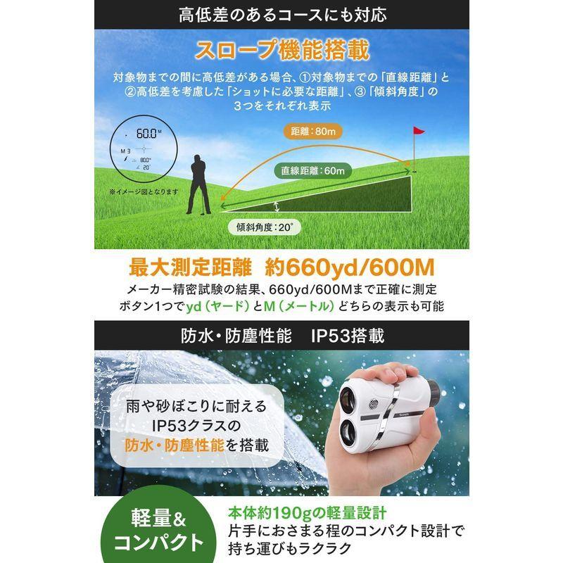 LISRA ゴルフ レーザー距離計 Scorpin 距離測定器 計測器 スコープ 高低差機能 660yd 対応 防水性能 充電式 ゴルフ用品 ゴルフ レーザー距離計 Scorpin 距離測定器 計測器 スコープ 高低差機能 660yd 対応 防水性能 充電式 ゴルフ用品