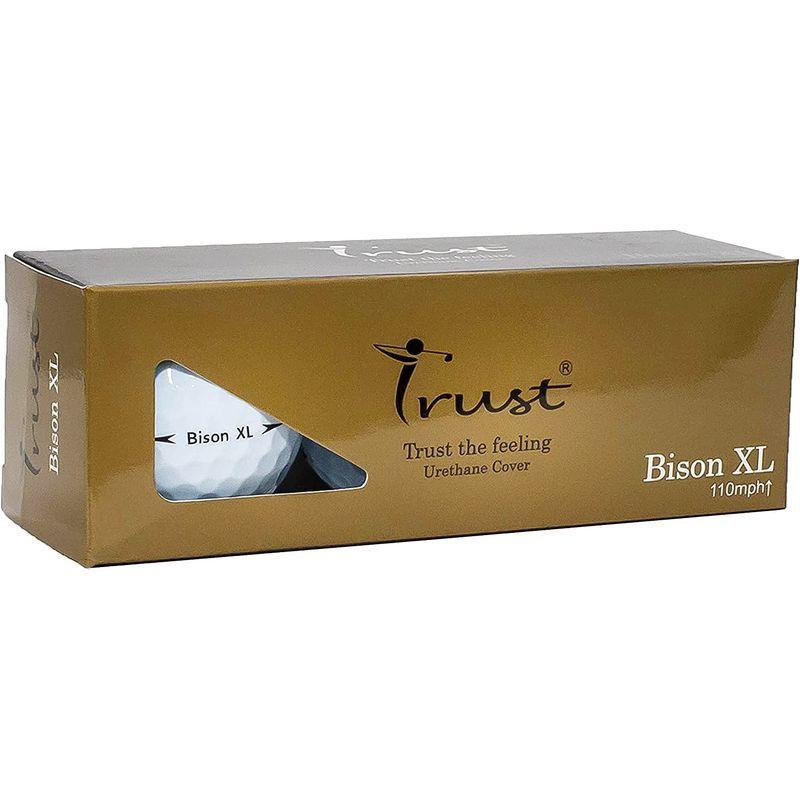 TrustトラストゴルフボールBison-XLウレタンカバー 3ピースリアクティブコア(ツアー系) ヘッドスピード50m/s以上 Bison XLウレタンカバー 3ピースリアクティブコア ツアー系 ヘッドスピード50m/s以上 Bison