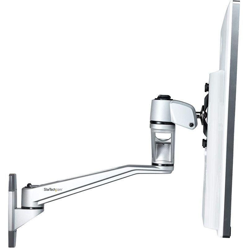 StarTech.com 壁掛けモニターアーム 水平可動式3関節アーム 奥から手前への引出し距離52cm 34インチVESA規格モニタ対応 com 壁掛けモニターアーム 水平可動式3関節アーム 奥から手前への引出し距離52cm 34インチVESA規格モニタ対応