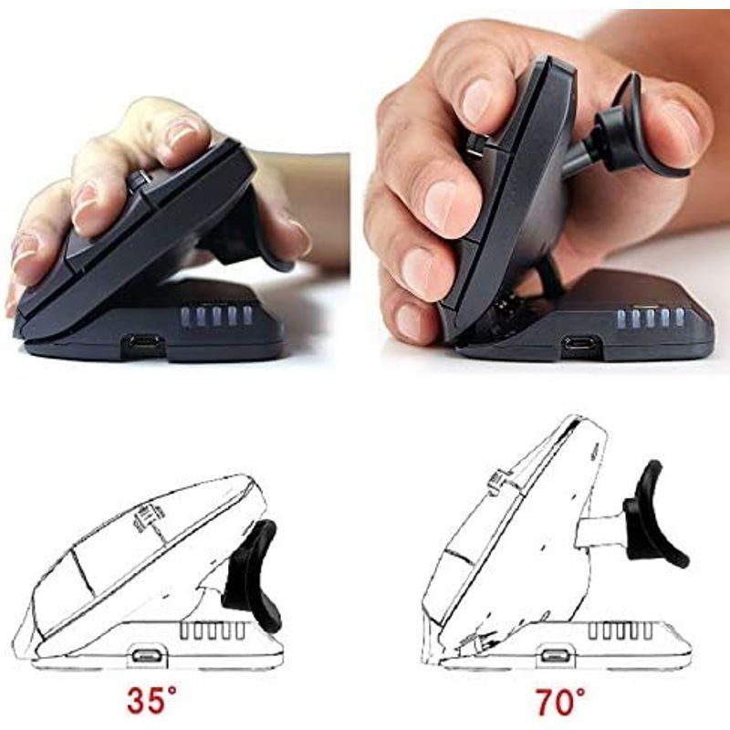 角度と大きさを調整できる縦型マウス ユニマウス ワイヤレス 右手用 Unimouse wireless UNIMOUSE-WL ユニマウス ワイヤレス 右手用 Unimouse wireless UNIMOUSE WL