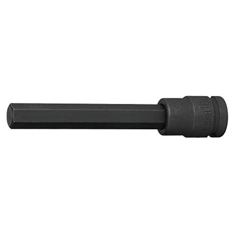 トネ(TONE) ロングヘキサゴンソケット(強力タイプ) HP3KH-10L 差込角9.5mm(3 8") 二面幅10mm