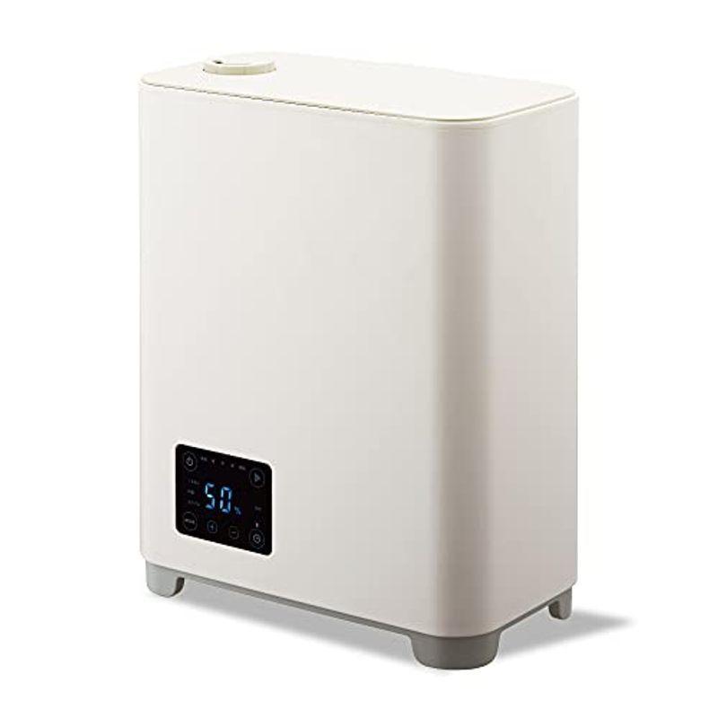 ドウシシャ 加湿器 ハイブリッド式 カンタン給水 湿度表示 加湿量500ml (木造和室8.5畳/プレハブ洋室14畳まで) タンク容量4.0