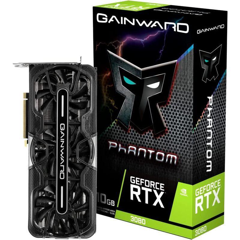 匿名配送 GAINWARD GeForce RTX 3080 PHANTOM 10G V1 LHR グラフィックスボード NED3080U19IA-1 【OC1283595870】(46851円)
