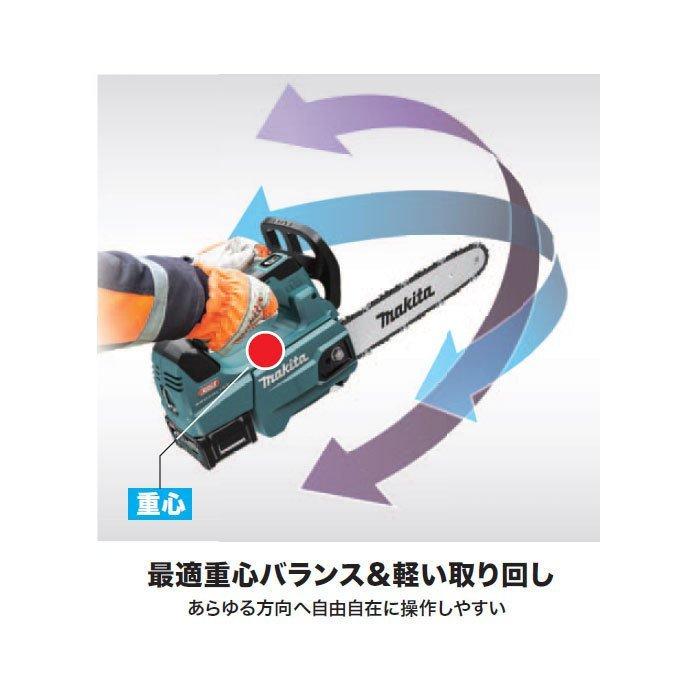 マキタ 充電式チェンソー MUC008GDR2 250mm(M250A) 40Vmax 2.5Ahバッテリ2個 ・充電器付の画像