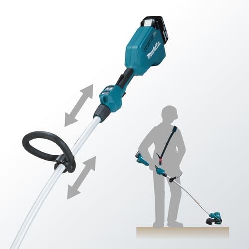 マキタ 18V 充電式草刈機 樹脂刃付 バッテリー充電器付き MUR189DWF マキタ（makita） 18V 充電式草刈機 MUR189DWF 青 樹脂刃タイプ 3.0Ah