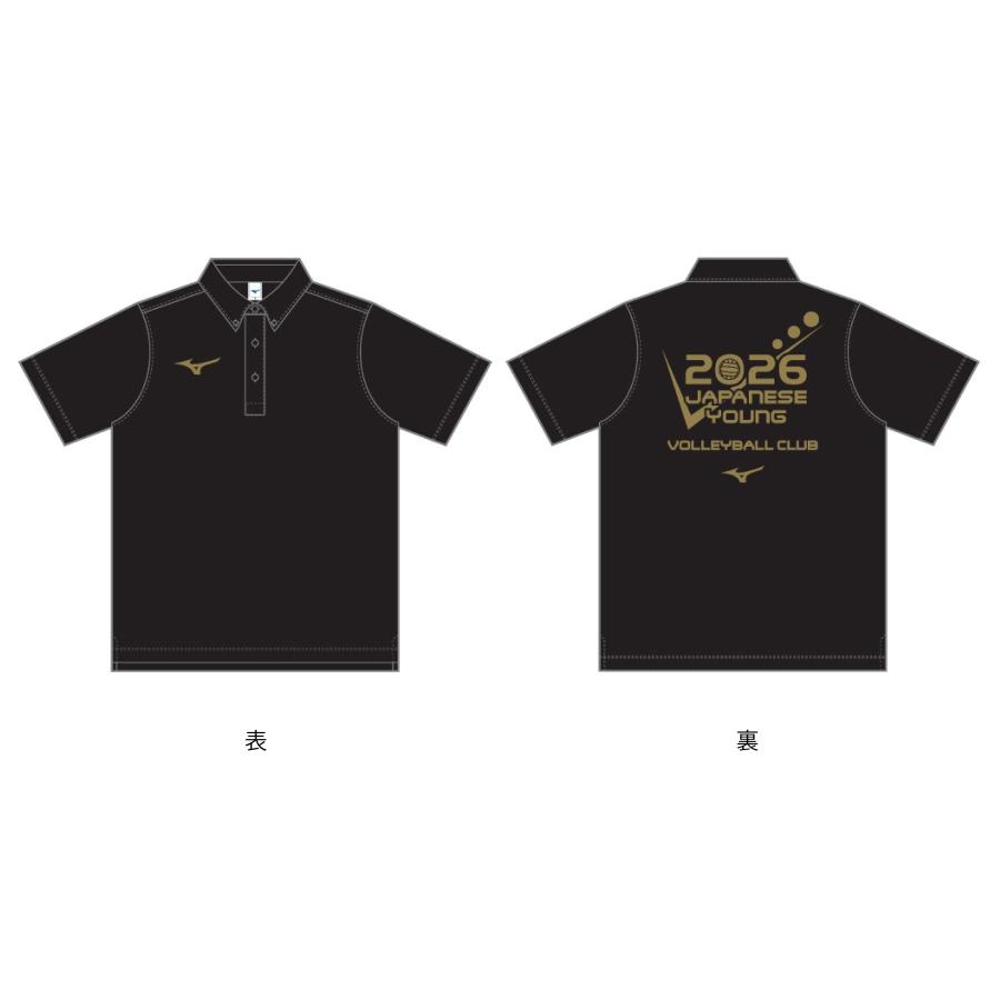 Mizuno JTekt Stings ポロシャツ 黒 2026年9月上旬〜中旬お届け予定】大会記念ポロシャツ（MIZUNO