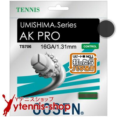 GOSEN（ゴーセン） ウミシマ AKプロ (AK PRO) ブラック パッケージ品