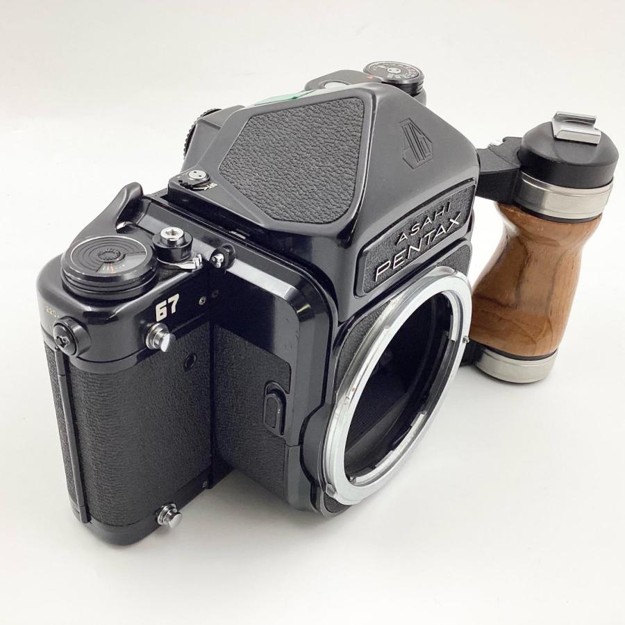ペンタックス 【全額返金保証】【最速発送】PENTAX 67 ボディ 木製
