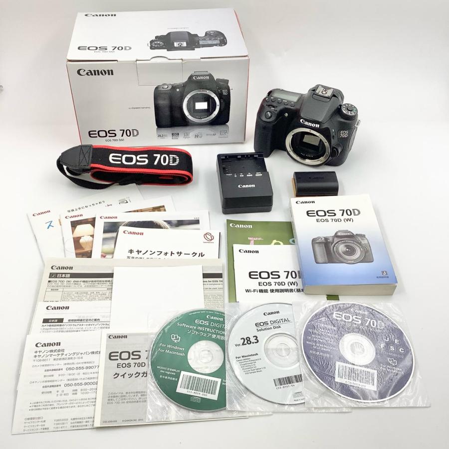 キヤノン 【全額返金保証】【最速発送】Canon デジタル一眼 EOS 70D  