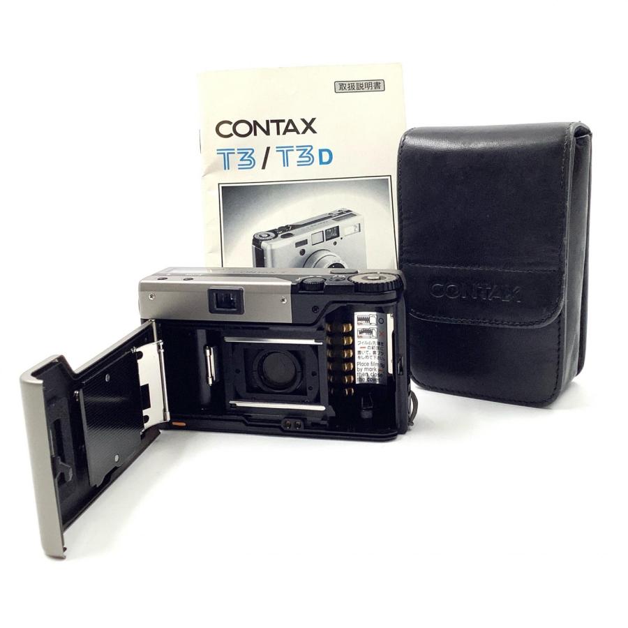 【動作確認済】美品Contax T3 後期　ダブルティース　箱あり CONTAX（コンタックス） 【全額返金保証】【最速発送】CONTAX T3