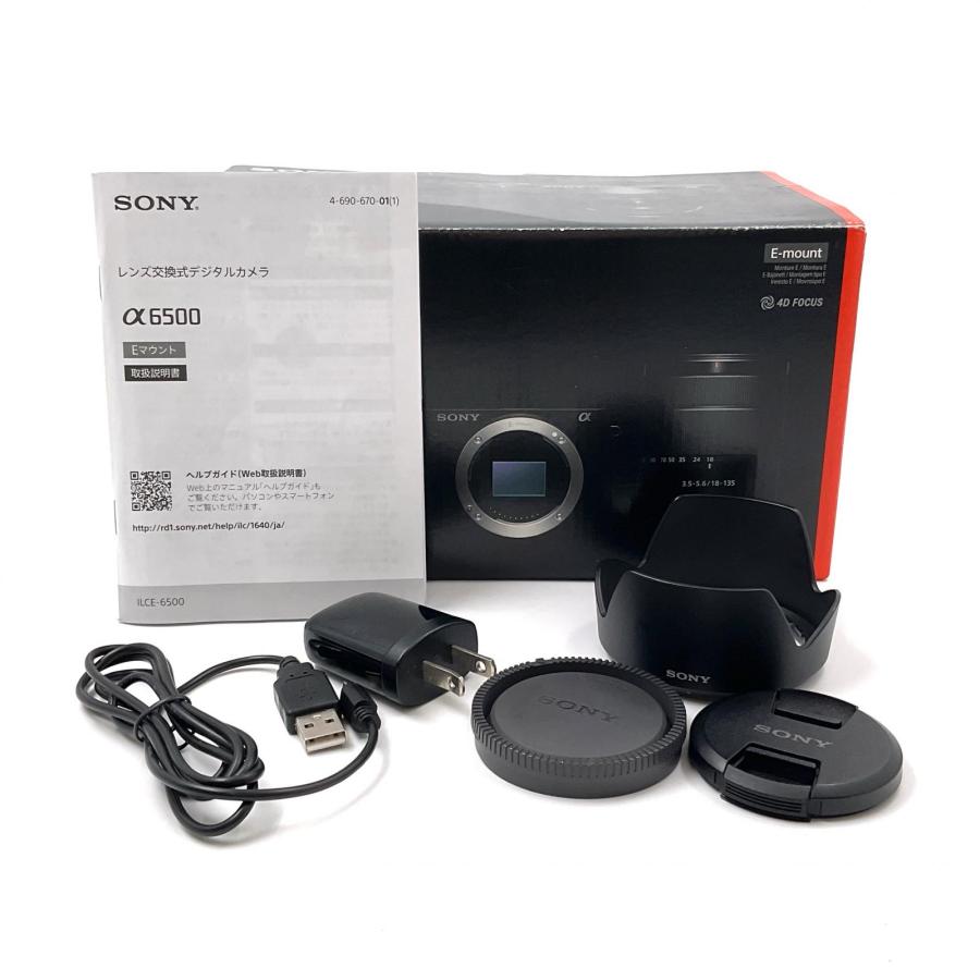 SONY 【全額返金保証】【最速発送】Sony デジタル一眼 α6500