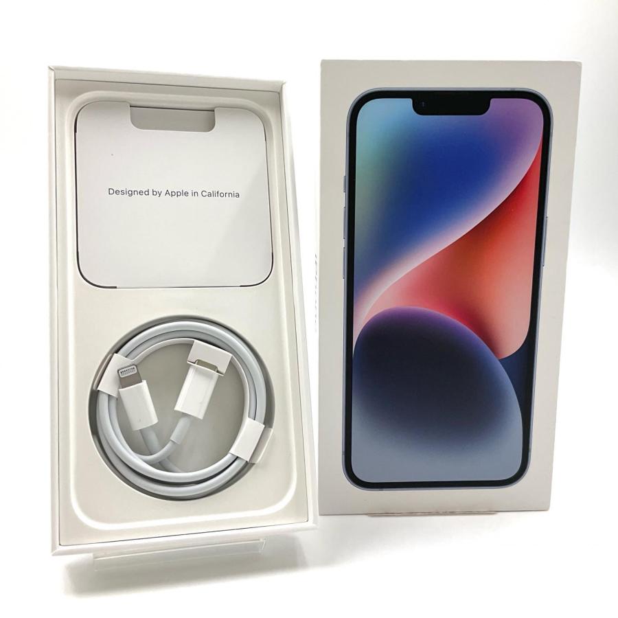 Apple 【全額返金保証】【最速発送】Apple iPhone 14 128GB ブルー au  