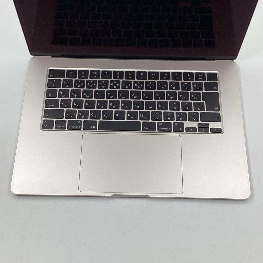 M2MacBookAirメモリ16G SSD512G日本語キー 限定保障の残あり Apple 【全額返金保証】【最速発送】Apple MacBook Air 15インチ