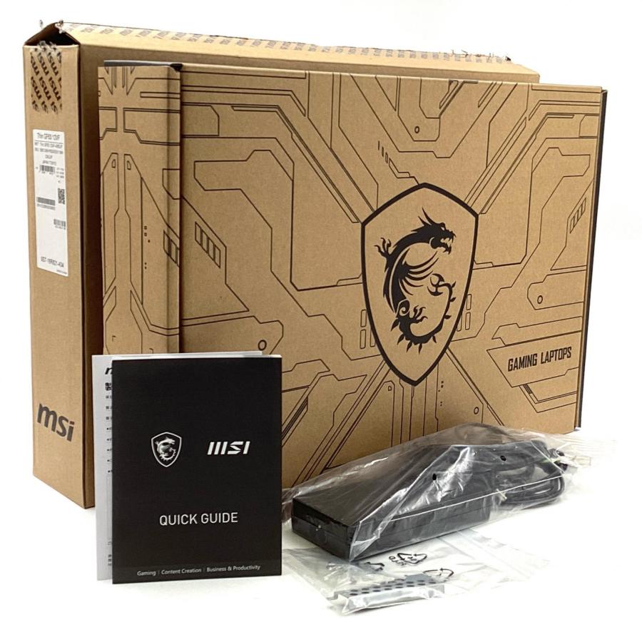 MSI Thin GF63 12VF RTX4060 i7-12650H 16GB 512GB 箱あり 充電器2台