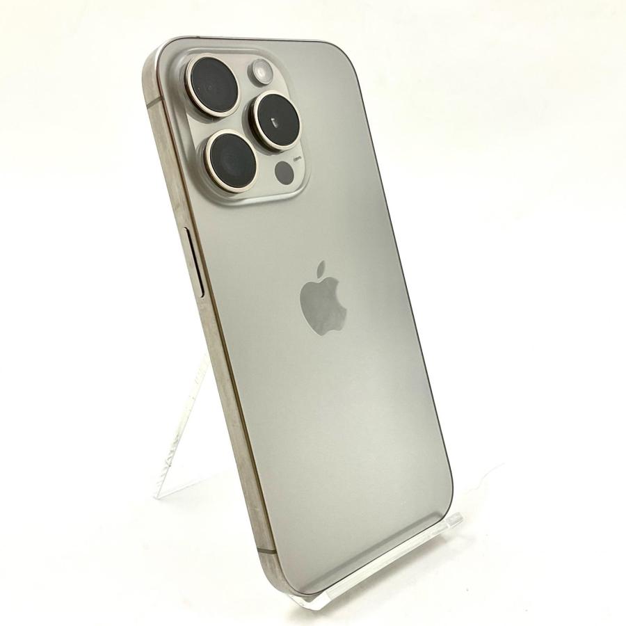 保証付きiPhone15Pro 128GB ホワイトチタニウム　バッテリー98% iPhone 15 Pro 128GB - ホワイトチタニウム - Simフリー 【整備