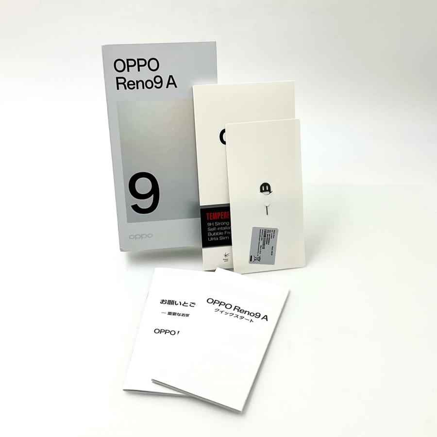 OPPO 【全額返金保証】【最速発送】OPPO Reno 9A 128GB ムーンホワイト
