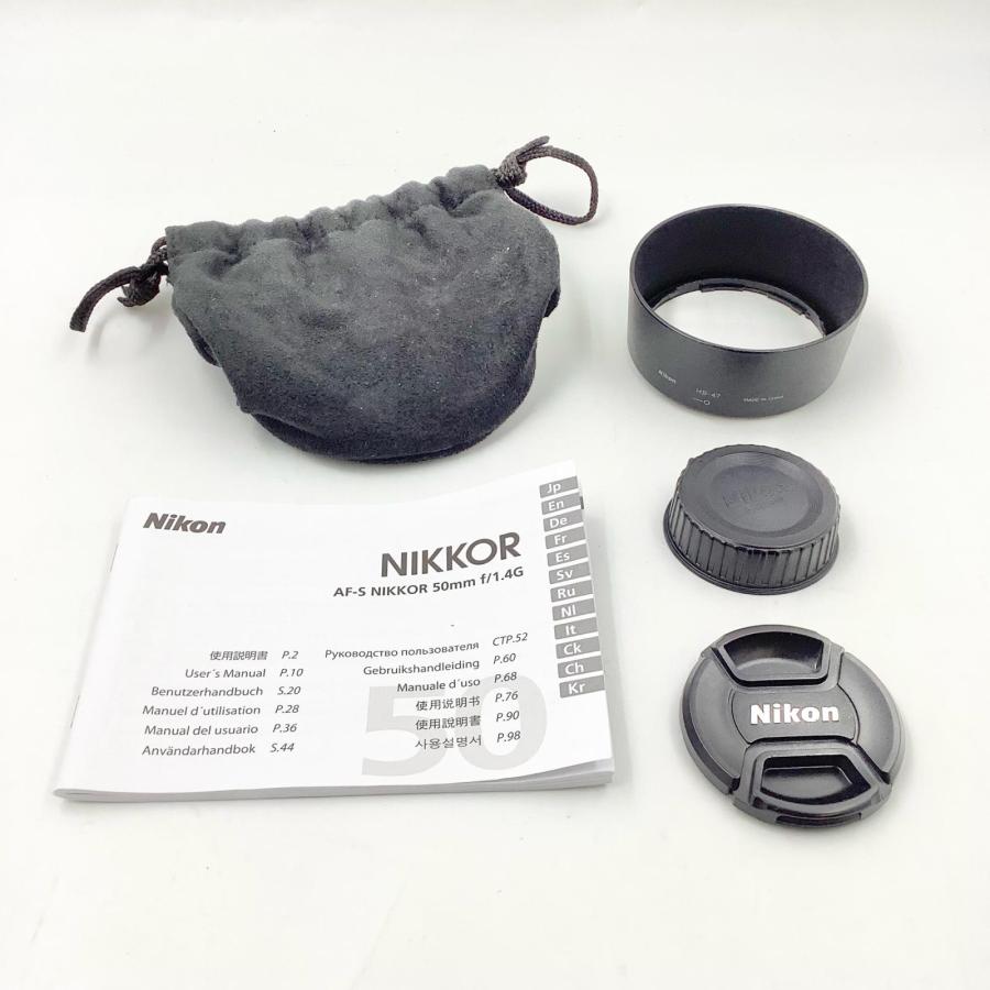 ニコン 【全額返金保証】【最速発送】Nikon AF-S NIKKOR 50mm F1.4 G